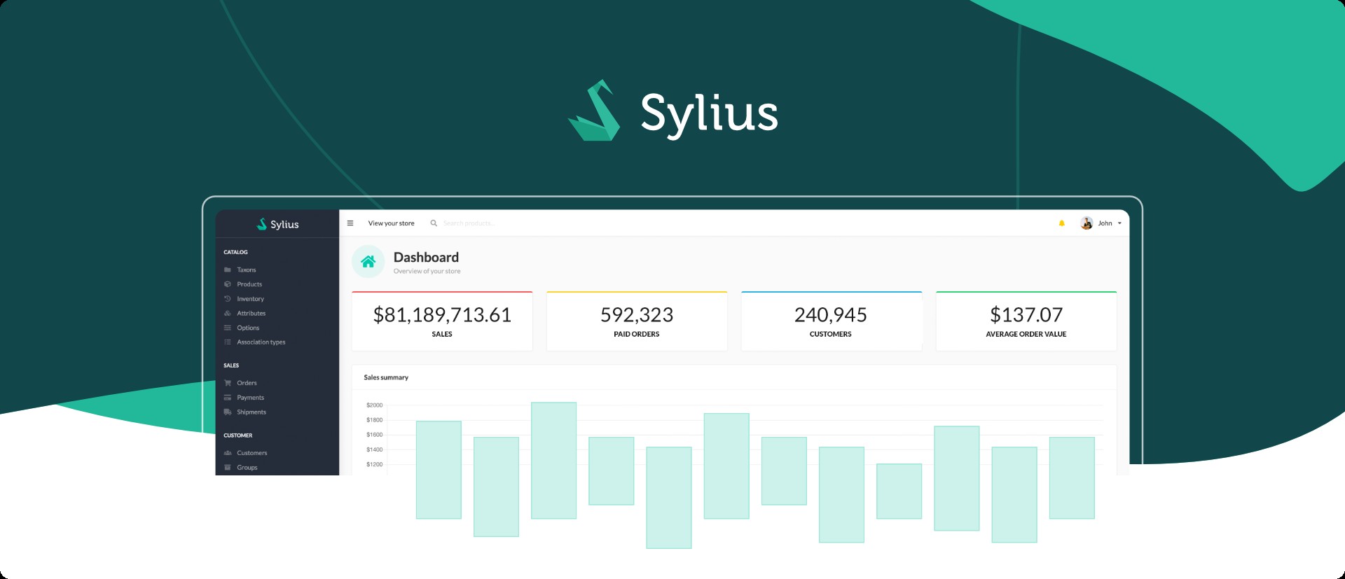 Sylius Brand UI